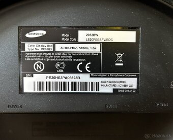 Monitor SAMSUNG 20" - 4