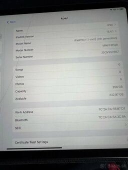 Predam Apple iPad Pro 11" (2022), 256 GB, M2, Space Grey - 4