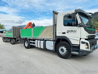 Volvo FM 420 - 4x2 - Valník + HR-PALFINGER PK 9001 – EURO 6 - 4