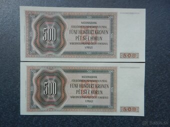 Bankovky protektorát 10 neperforované - 4