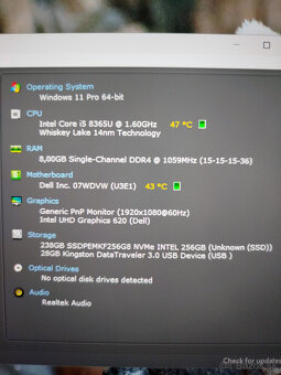 notebook Dell Latitude 7400, Core i5-8365u, Windows 11 - 4