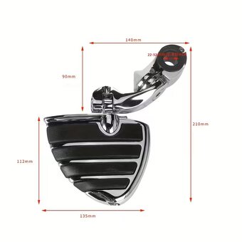 Předkopy s plotnami na padací rám chopper,cruiser. - 4