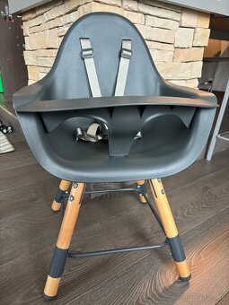 Childhome stolička 2v1 Evolu 2 Natural/Anthracite - 4