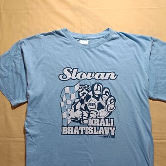 Slovan Bratislava belasé tričko s potlačou Ultras Slovan XXL - 4