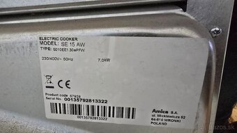 Elektricky sporak NOVY - 4