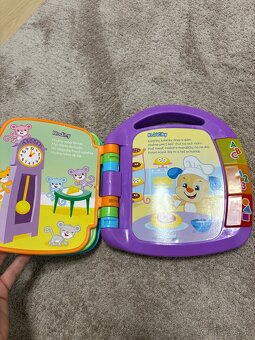 Zvukova knizka - kniha riekniek fisher price - 4