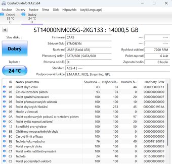 HDD disky 3,5" 14TB, 16TB, 18TB,.. - 4