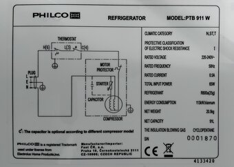 Predám chladničku PHILCO 911W - 4