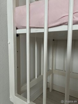 Detská postieľka 120x60 cm s matracom - 4