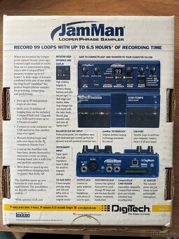 Predám Digitech JamMan Looper/Sampler - 4