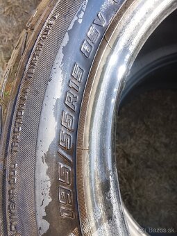 Predám letné pneu 195/55r15... 6/7mm - 4