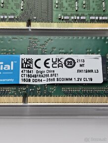 SODIMM DDR4 16GB+4GB 2666 - 4