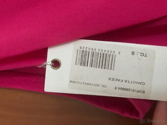 NOVÉ z visackami RELISH purple/fuchsia saty S made in italy - 4