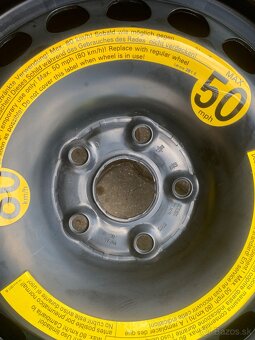 Predám plnohodnotne koleso rezervu 5x112 R16 - 4