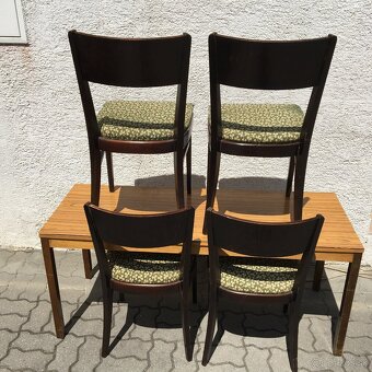 Retro stolicky drevene UP Zavody vidiecke 4ks - 4