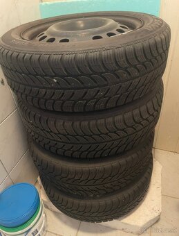 Predám plechové disky 185/60R15 - 4