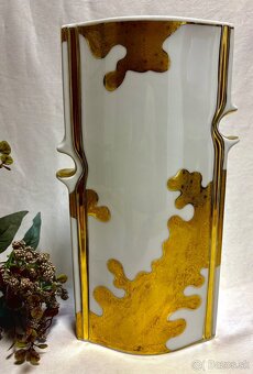 Limitovaná vaza porcelán Hollohaza, JESEŇ - 4