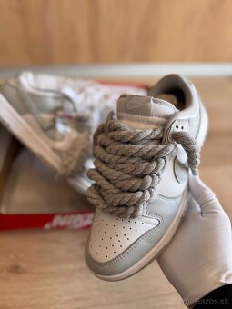 Nike Dunk low  “ Grey Fog custom “ - 4