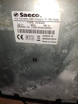 Pákový kávovar SAECO HD8425 - 4