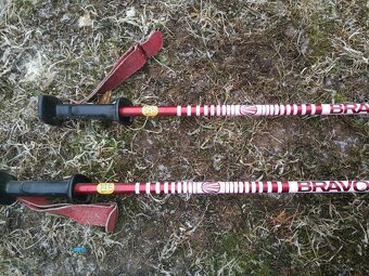 Staré drevené lyže Sulov - 4