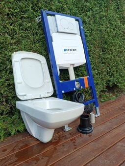 Závesné WC geberit+ WC misa - 4