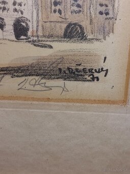 Litografia Jozef. D.černý.kostol sv. Mikuláša - 4