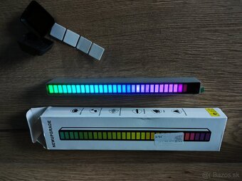 Nové LED ambientne osvetlenie interiéru, so stojanom - 4