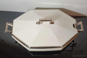 Nádherná porcelánová starožitná terina Art Deco rok 1920 - 4