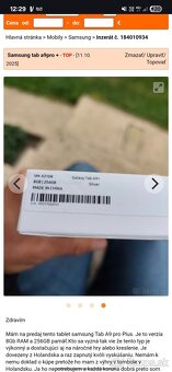 Samsung galaxy tab a9+ 8/256gb - 4