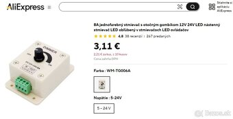 Regulátor na LED svietidlá - 4