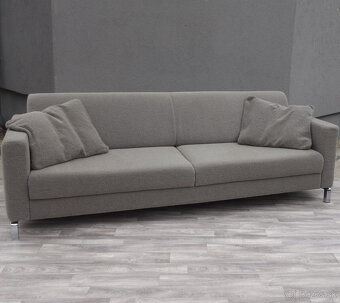 Sedačka sivá – látková . - 4