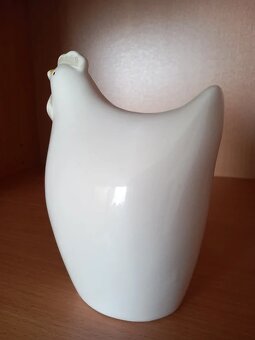 Keramická stojaca sliepočka 15x10x7 cm - 4