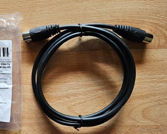 6-pinový DIN kábel 1,5m: MIDI, audio, Commodore 64, mikrofón - 4