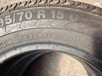 195/70 r15C letné 2 ks CONTINENTAL - nejazdené - 4