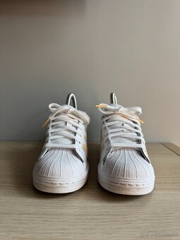 Adidas Superstar Cloud White Glow Orange - 4