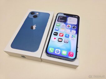 APPLE IPHONE 13 mini 128GB BLUE ,BATERKA 100% - 4