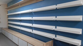 Regálový systém a police na stenu - 4