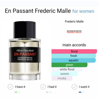 Parfém. Miniatúra. Frederic Malle. En Passant. - 4