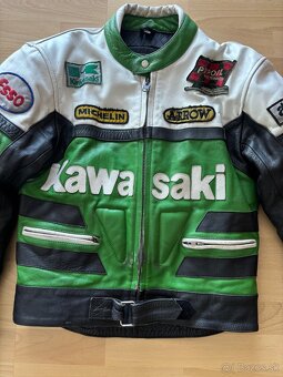 Kožená moto bunda Kawasaki - 4