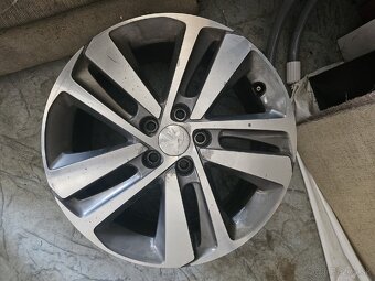 17" Hliníkové disky original PEUGEOT 5x108 - 4