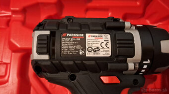 parkside performance aku vŕtačka 20V B2 60NM - 4