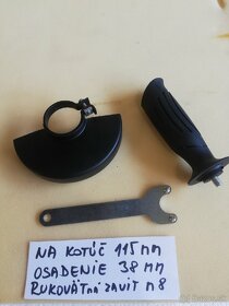 Uhlova bruska, rukovät, kluč,matica - 4