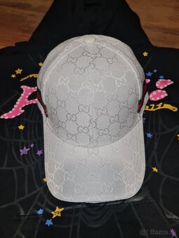 Biela gucci šiltovka čiapka white gucci cap designer luxury - 4