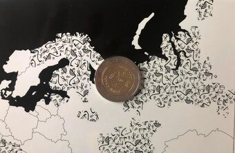 Estónsko - pamätné euromince - coin card - 4