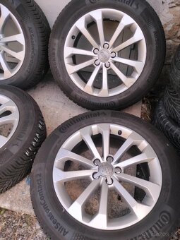 4ks alu disky 5x112 R18 zanovne 2024 celoročne pneu - 4