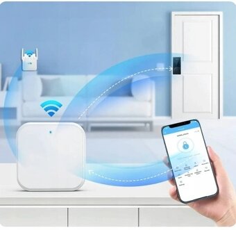 BOT Chytrá kľučka TTLock H1 strieborná 90 mm - 4