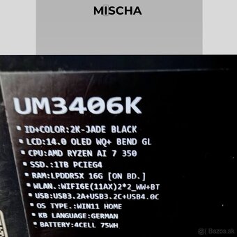 Asus Zenbook 14 OLED UM 3406 - 4