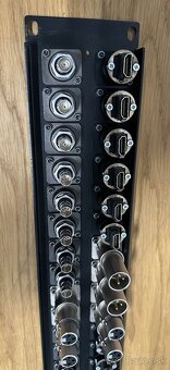 2U Patch panel s 32x dierami a rôzne Neutrik konektory - 4