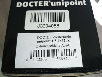 Puškohľad Docter unipoint 1,5-6x42 - 4