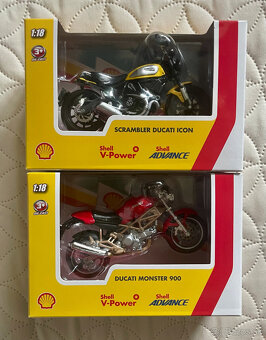 Modely motoriek DUCATI SCRAMBLER ICON a MONSTER 900 - 4